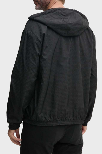 Emporio Armani Suya Dayanıklı Streç Pamuklu Çift Taraflı Bomber Erkek Ceket 6D1MD3 1JHSZ 0999 SİYAH - 17