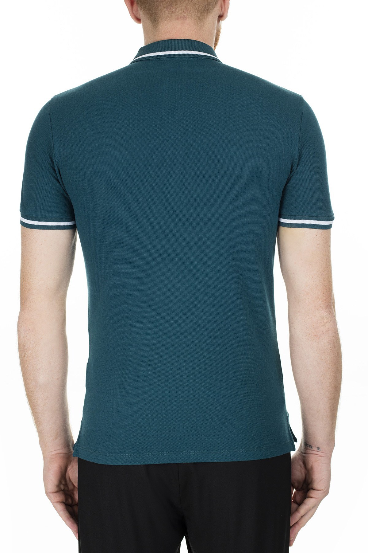 Emporio Armani T Shirt Erkek Polo 6G1FE1 1J0SZ 0956 PETROL