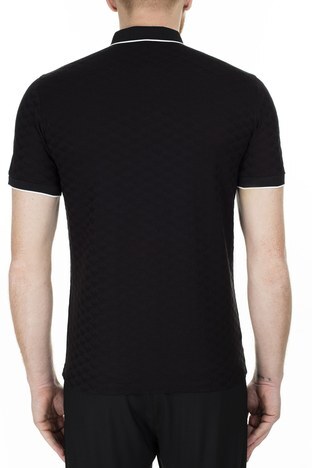 Emporio Armani - Emporio Armani T Shirt Erkek Polo 6G1FP0 1JHWZ 0999 SİYAH (1)