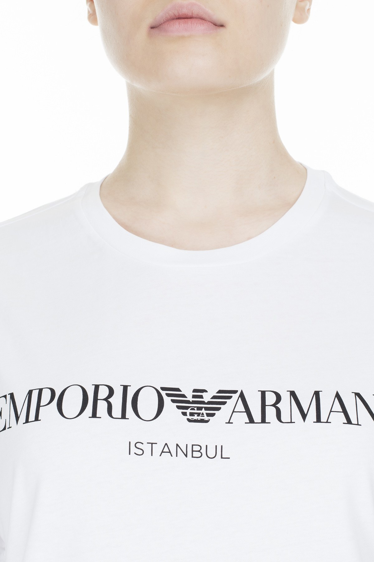 EMPORIO ARMANI T SHIRT Kadın T Shirt 3Z2T7Q 2JO4Z S121 BEYAZ
