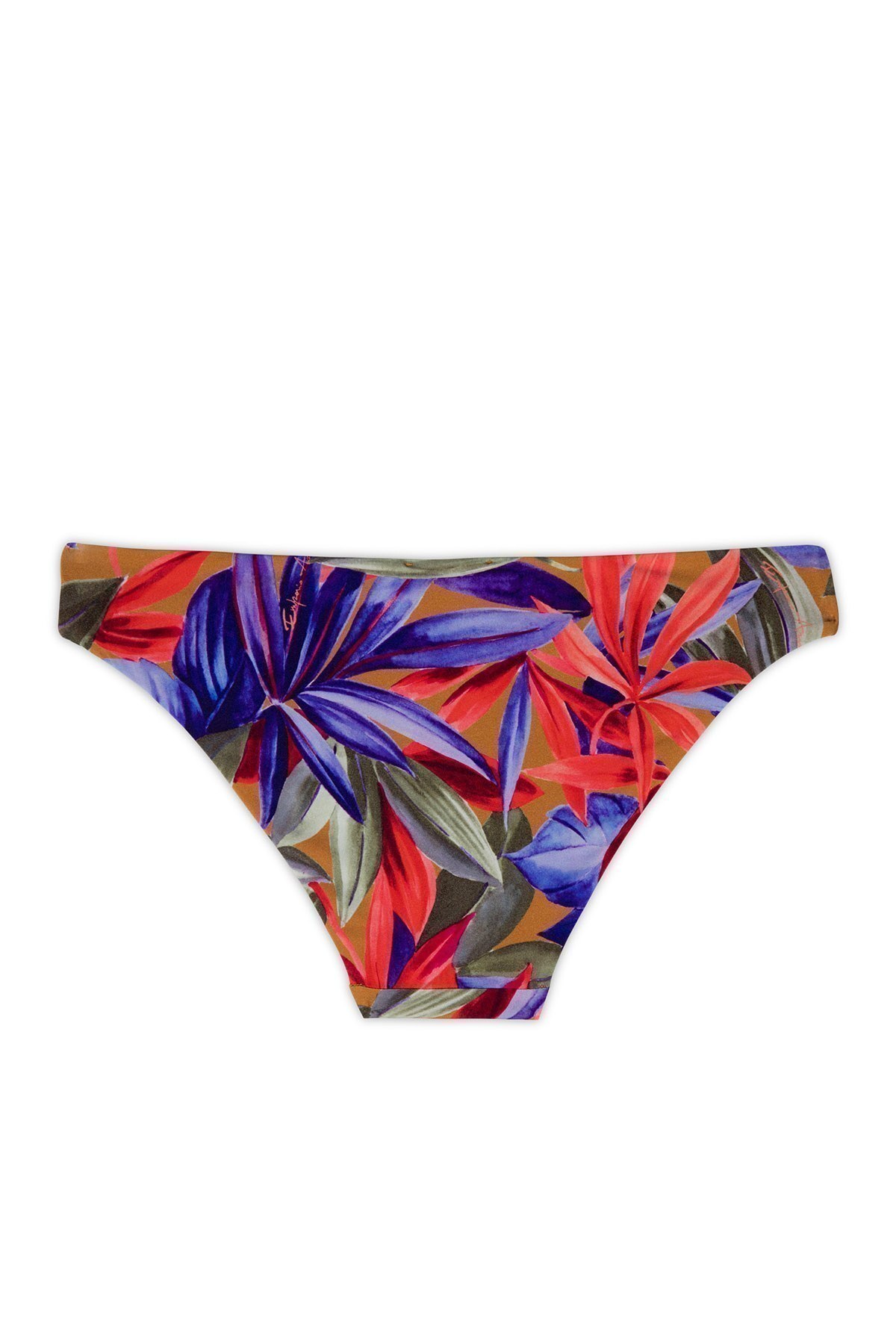 Emporio Armani Tropikal Desenli Bağlama Detaylı Kadın Bikini 262456 0P300 09372 MOR