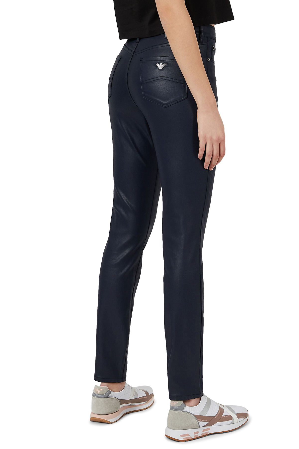 Emporio Armani Yüksek Bel Skinny J20 Jeans Bayan Pamuklu Pantolon 3K2J20 2NSWZ 0927 LACİVERT
