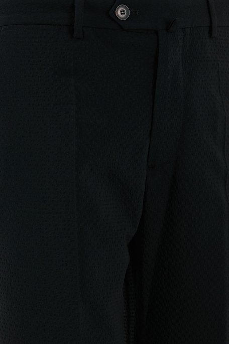 Emporio Armani Yün Karışımlı Regular Fit Normal Bel Düz Paça Erkek Pantolon EM000464 TE12332 UC001 SİYAH - 6