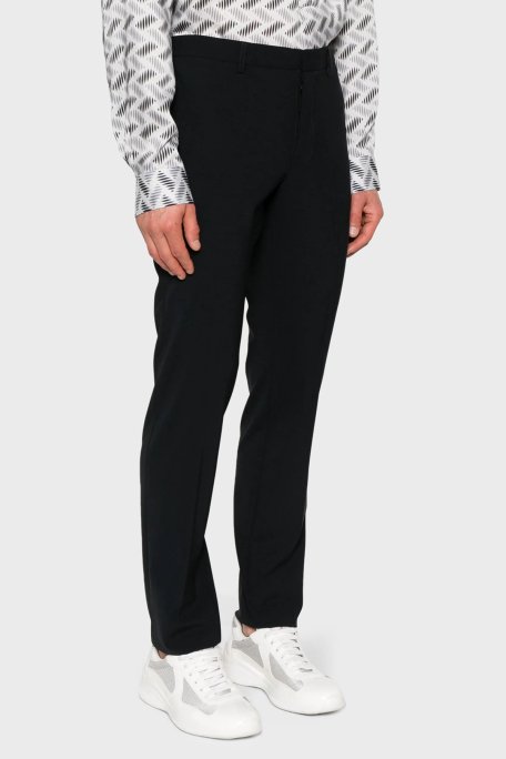 Emporio Armani Yünlü Streç Klasik Erkek Pantolon E31P68 01506 999 SİYAH - 2