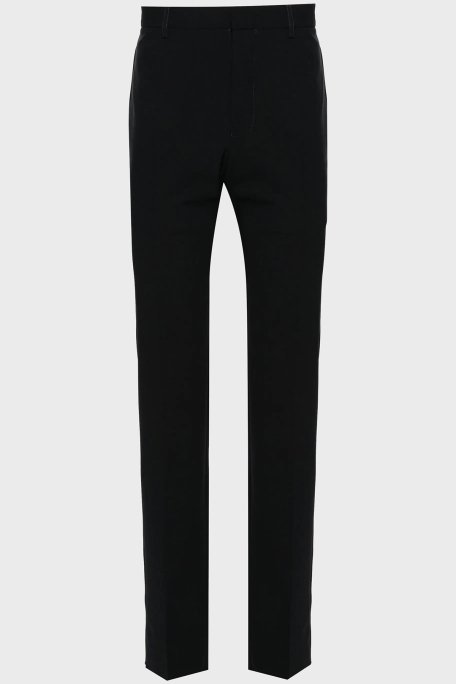 Emporio Armani Yünlü Streç Klasik Erkek Pantolon E31P68 01506 999 SİYAH - 5