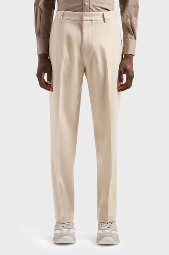 Emporio Armani Yünlü ve Kaşmirli Regular Fit Normal Bel Erkek Pantolon 6D1P67 1NUVZ 0128 EKRU - 1