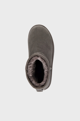 EMU Australia Stinger Micro Flatform Hakiki Deri Suya Dayanıklı Bayan Bot W13082 CHR ANTRASİT - 5