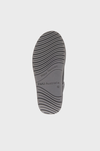 EMU Australia Stinger Micro Flatform Hakiki Deri Suya Dayanıklı Bayan Bot W13082 CHR ANTRASİT - 6