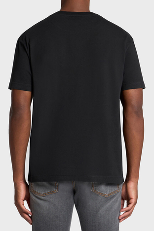 Etro - Etro % 100 Pamuk Regular Fit Bisiklet Yaka Logolu Erkek T Shirt MRMA0007 AR233 N0000 SİYAH (1)