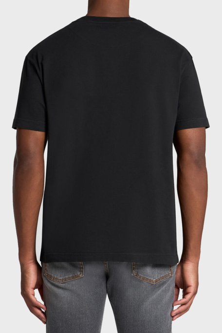 Etro % 100 Pamuk Regular Fit Bisiklet Yaka Logolu Erkek T Shirt MRMA0007 AR233 N0000 SİYAH - 3
