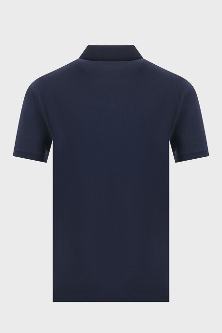 Etro % 100 Pamuk Regular Fit Düğmeli Erkek Polo Yaka T Shirt MRMD0005 AC274 B0387 LACİVERT - 3