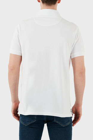 Etro - Etro % 100 Pamuk Regular Fit Düğmeli Erkek Polo Yaka T Shirt MRMD0005 AC274 W0800 BEYAZ (1)