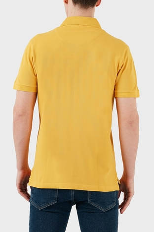 Etro - Etro % 100 Pamuk Regular Fit Düğmeli Erkek Polo Yaka T Shirt MRMD0005 AJ266 A0968 SARI (1)