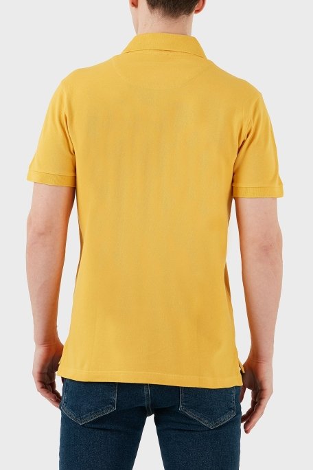 Etro % 100 Pamuk Regular Fit Düğmeli Erkek Polo Yaka T Shirt MRMD0005 AJ266 A0968 SARI - 3