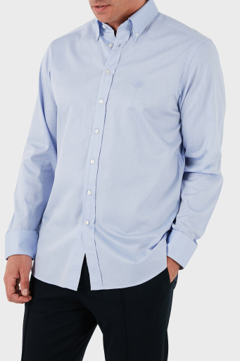 Etro % 100 Pamuk Regular Fit Düğmeli Yaka Erkek Gömlek MRIB0004 AV605 B0028 MAVİ - 5