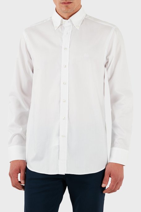 Etro % 100 Pamuk Regular Fit Düğmeli Yaka Erkek Gömlek MRIB0004 AV605 W0800 BEYAZ - 2