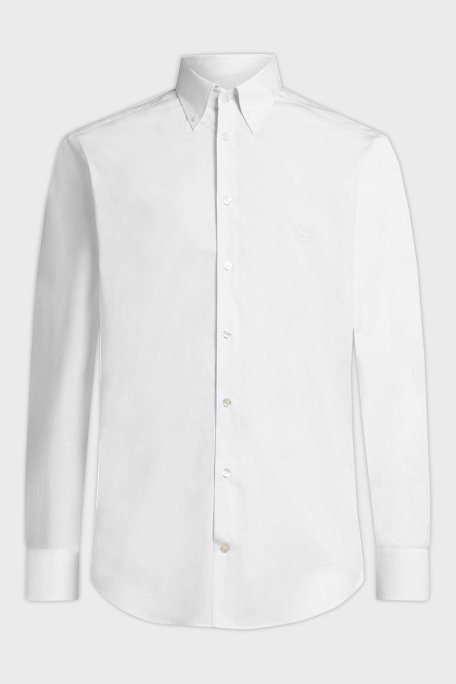 Etro % 100 Pamuk Regular Fit Düğmeli Yaka Erkek Gömlek MRIB0006 AV607 W0800 BEYAZ - 5