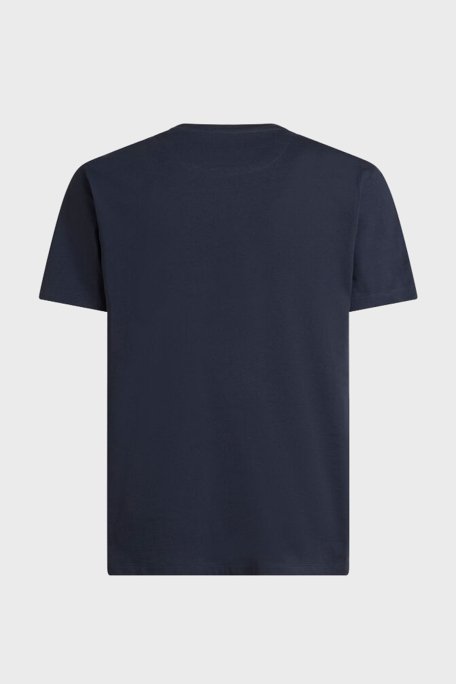 Etro % 100 Pamuk Regular Fit Logo Baskılı Erkek T Shirt MRMA0002 AK604 B3681 LACİVERT - 6