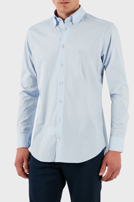 Etro Pamuklu Regular Fit Düğmeli Yaka Erkek Gömlek MRIB0006 AV607 B3033 MAVİ - 2