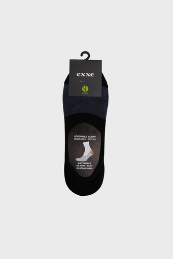 Exxe Bambu Babet Erkek Çorap 6220002 SİYAH-ANTRASİT - 1
