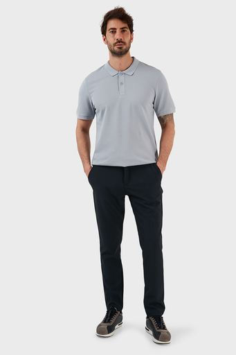 Exxe Belden Bağlamalı Cepli Normal Bel Düz Paça Regular Fit Erkek Pantolon 630GBT19 LACİVERT - 1