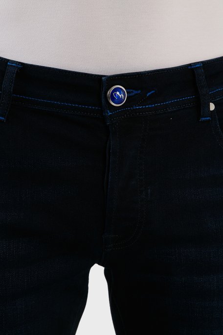 Exxe Normal Bel Slim Fit Pamuklu Jeans Erkek Kot Pantolon 629J012001 LACİVERT - 5