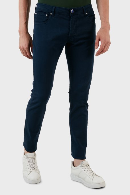 Exxe Pamuklu Normal Bel Slim Fit Jeans Erkek Kot Pantolon 629J018004 LACİVERT - 2