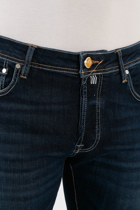 Exxe Pamuklu Normal Bel Slim Fit Jeans Erkek Kot Pantolon 629J018005 LACİVERT - 5