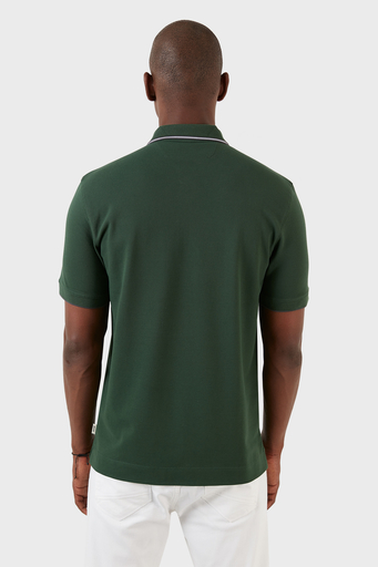 Exxe Pamuklu Regular Fit Düğmeli T Shirt Erkek Polo EX661 YEŞİL - 8