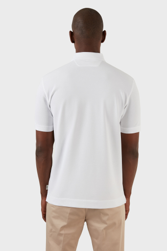 Exxe Pamuklu Regular Fit Düğmeli T Shirt Erkek Polo EX661D BEYAZ - 10