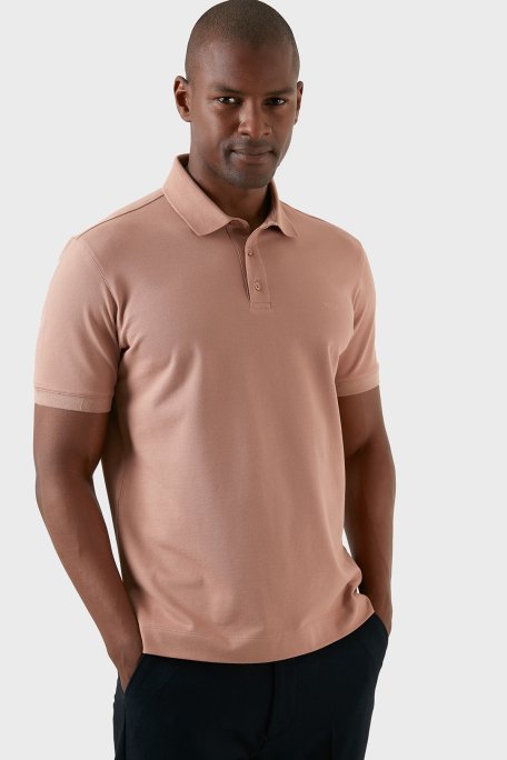 Exxe Pamuklu Regular Fit Düğmeli T Shirt Erkek Polo EX661D GÜL - 2