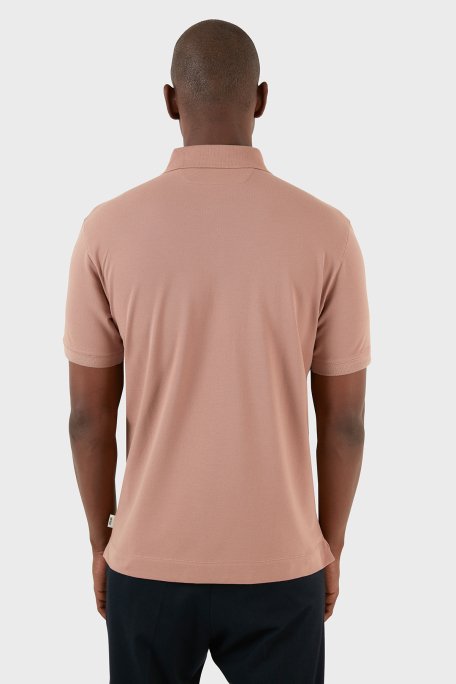 Exxe Pamuklu Regular Fit Düğmeli T Shirt Erkek Polo EX661D GÜL - 6