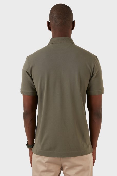 Exxe Pamuklu Regular Fit Düğmeli T Shirt Erkek Polo EX661D HAKİ - 5