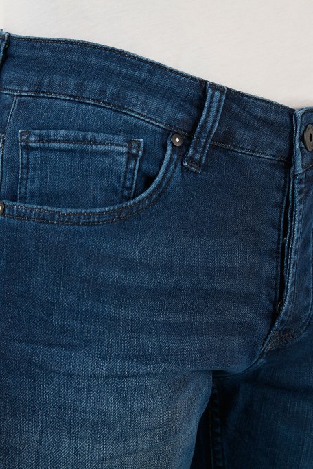 Exxe Pamuklu Skinny Fit Dar Paça Jeans Erkek Kot Pantolon EX1002K005BARTEZ LACİVERT - 6