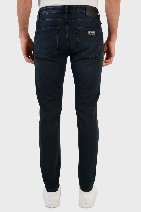 Exxe Pamuklu Skinny Fit Dar Paça Jeans Erkek Kot Pantolon EX1002K007BARTEZ SİYAH - 5