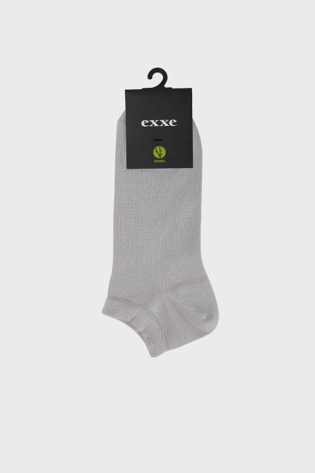 Exxe Yumuşak Dokulu Bambu Erkek Çorap 6220001 GRİ - 1