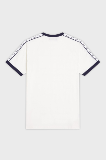 Fred Perry % 100 Pamuk Logo Baskılı Regular Fit Bisiklet Yaka Erkek T Shirt M4620 129 BEYAZ - 7