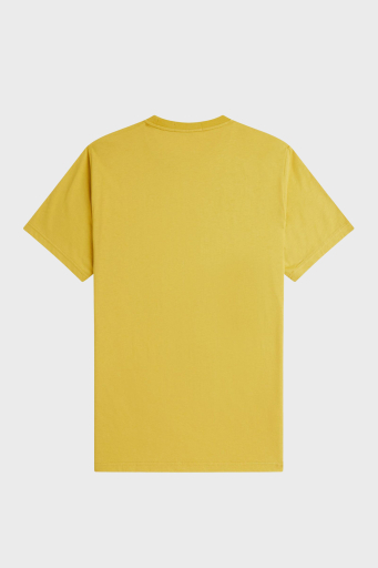 Fred Perry % 100 Pamuk Logolu Regular Fit Bisiklet Yaka Erkek T Shirt M9825 X18 SARI - 2