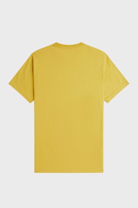 Fred Perry % 100 Pamuk Logolu Regular Fit Bisiklet Yaka Erkek T Shirt M9825 X18 SARI - 2