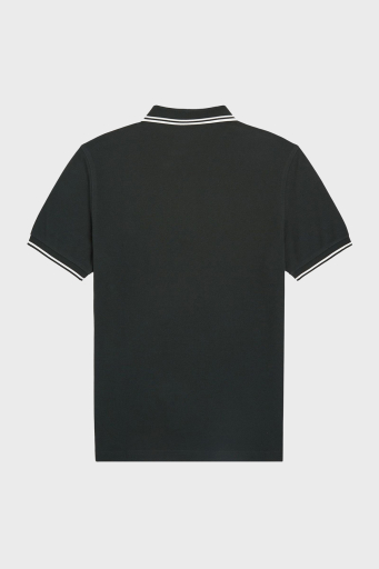 Fred Perry % 100 Pamuk Regular Fit Şerit Detaylı Düğmeli Erkek Polo Yaka T Shirt M3600 T50 KOYU YEŞİL - 5