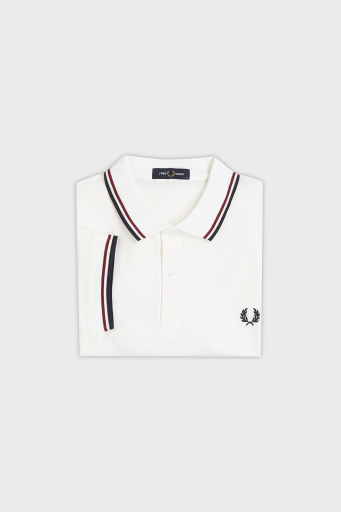 Fred Perry % 100 Pamuk Regular Fit Şerit Detaylı Düğmeli Erkek Polo Yaka T Shirt M3600 T60 EKRU - 6