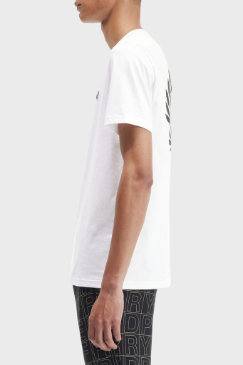 Fred Perry Baskılı % 100 Pamuk Regular Fit Bisiklet Yaka Erkek T Shirt M7784 100 BEYAZ - 3