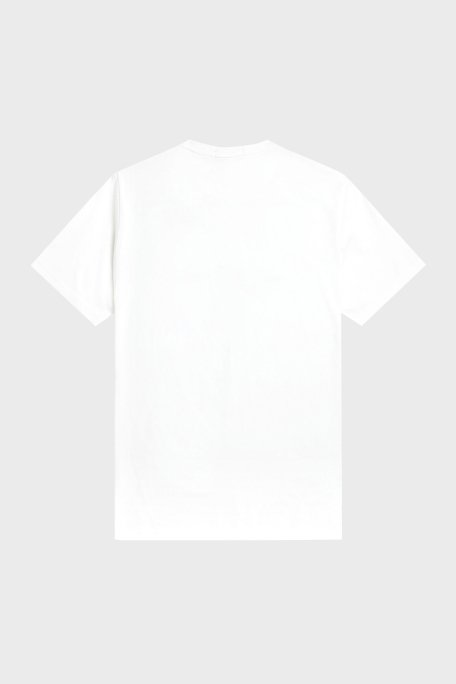 Fred Perry Logo Nakışlı % 100 Pamuk Regular Fit Bisiklet Yaka Erkek T Shirt M4580 100 BEYAZ - 6