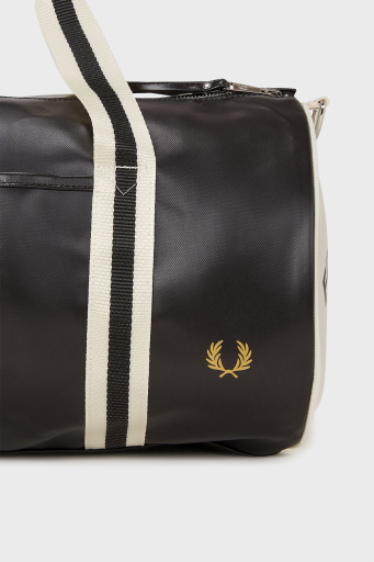 Fred Perry Logolu Ayarlanabilir Askılı Büyük Spor Unisex Çanta L7255 D57 SİYAH - 6