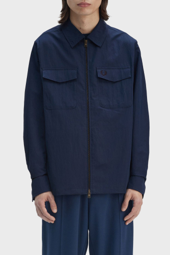 Fred Perry Logolu Regular Fit Gömlek Yaka Erkek Ceket M5684 311 LACİVERT - 1