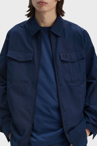 Fred Perry Logolu Regular Fit Gömlek Yaka Erkek Ceket M5684 311 LACİVERT - 3