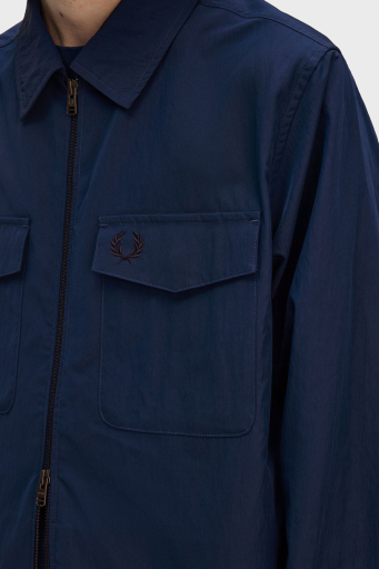 Fred Perry Logolu Regular Fit Gömlek Yaka Erkek Ceket M5684 311 LACİVERT - 6