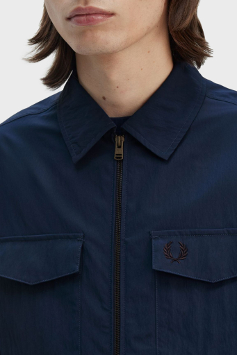 Fred Perry Logolu Regular Fit Gömlek Yaka Erkek Ceket M5684 311 LACİVERT - 7
