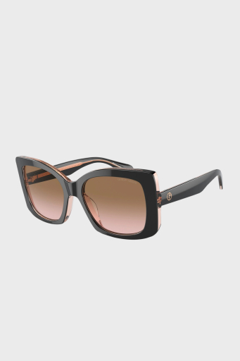 Giorgio Armani Bayan Gözlük 0AR8208U 608911 55 Mat Siyah-Pembe Degrade Gri - 2