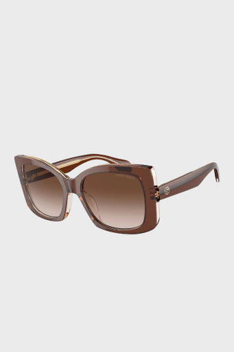 Giorgio Armani Güneş Bayan Gözlük 0AR8208U 609013 55 Şeffaf Kahve Bal-Gradyan Kahve - 2